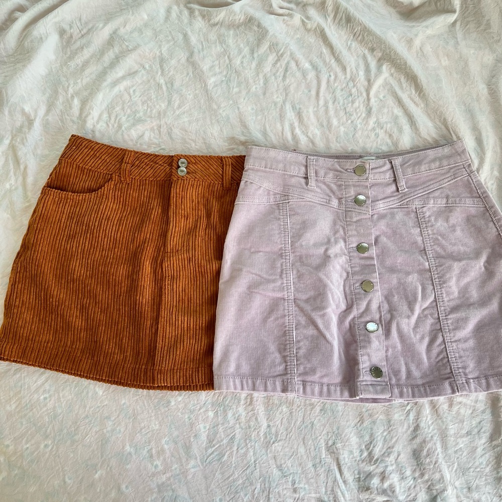 Forever 21 Corduroy Skirts 2 For 1 Bundle
